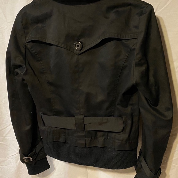 🎉2/$20 Vero Moda Balsa Short Jacket Belted Bomber Blazer Cropped Collared Coat - Picture 12 of 16